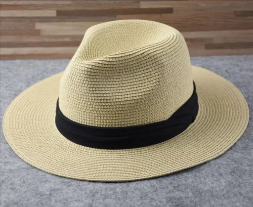 Duży rozmiar XL61-64cm kapelusze panamskie mężczyźni kobiety plażowy kapelu