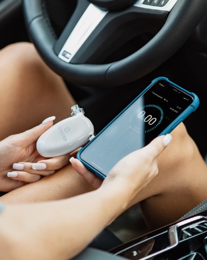 Алкотестер BACscan Mobile с сертификатом Bluetooth 4.0 +, калибровки