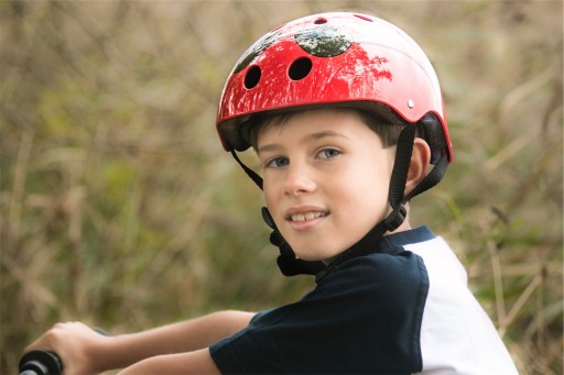 HORNIT kask dziecięcy Aviators M 53-58cm czerowny