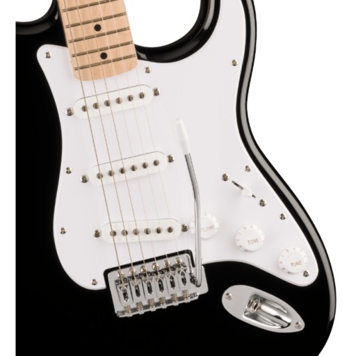 SQUIER SONIC STRATOCASTER MF БЕЛАЯ НАКЛАДКА ЧЕРНАЯ ЭЛЕКТРИЧЕСКАЯ ГИТАРА