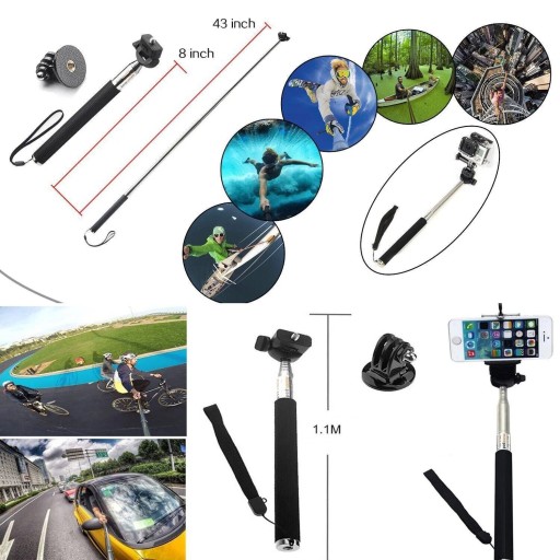 216W1 ПРОФЕССИОНАЛЬНЫЕ АКСЕССУАРЫ ДЛЯ НАБОРА ЭКШН-КАМЕРЫ ДЛЯ GOPRO HERO 10/9/8