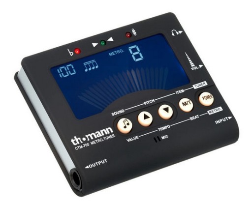 Хроматический метро-тюнер CTM-700, метроном Thomann
