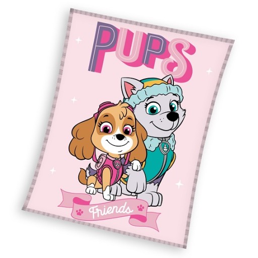 Большое одеяло из КОРАЛЛОВОГО флиса + подушка PAW PATROL