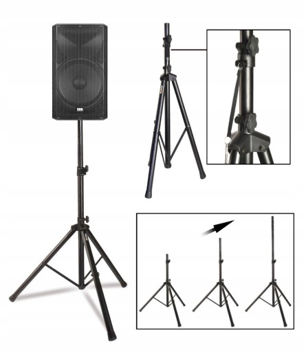 РЕГУЛИРУЕМЫЙ ШТАТИВ ДЛЯ АКУСТИЧЕСКОЙ КОЛОНКИ 30 КГ STAND4ME BOX3 MKII SOLID