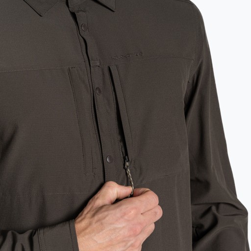 Koszula trekkingowa męska Craghoppers NosiLife Long Sleeved Pro Shirt V