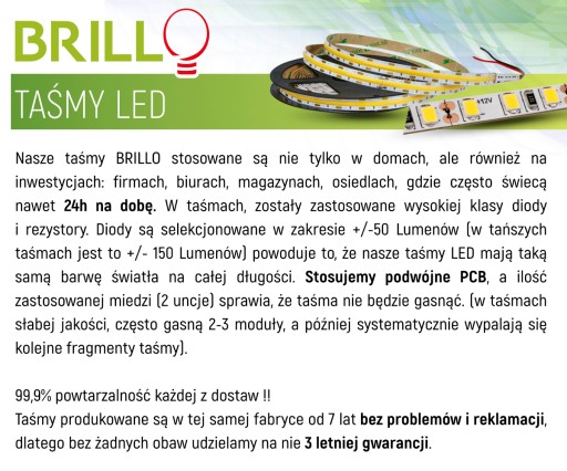 ЛЕНТА 60LED RGBW / ТЕПЛЫЙ БЕЛЫЙ ВНУТРЕННЯЯ 5 МЕТРОВ