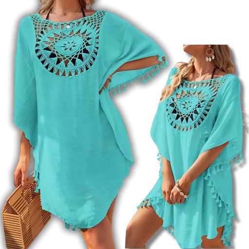 Pareo Tounic Boho Summer Summer Dress Plass Pad