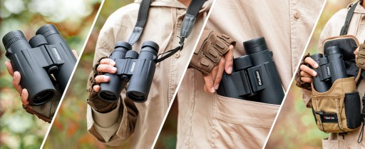 ВОЕННЫЕ ОХОТНИЧЬИ БИОНЕТЫ 12х50 HD С ТУРИСТИЧЕСКОЙ СУМКОЙ, АКСЕССУАРАМИ И ШТАТИВОМ