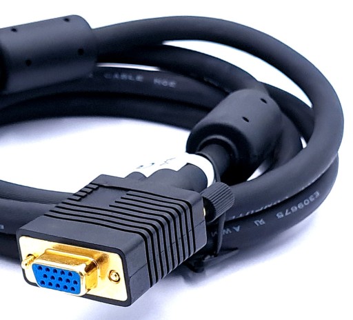 КАБЕЛЬ D-SUB SVGA Удлинитель монитора Вилка VGA — розетка VGA HQ 1,8 м