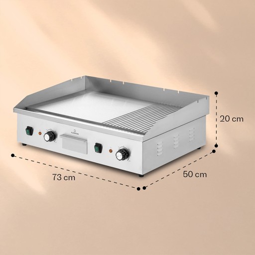 Klarstein grill elektryczny płyta grillowa 2x2200W stal nierdzewna