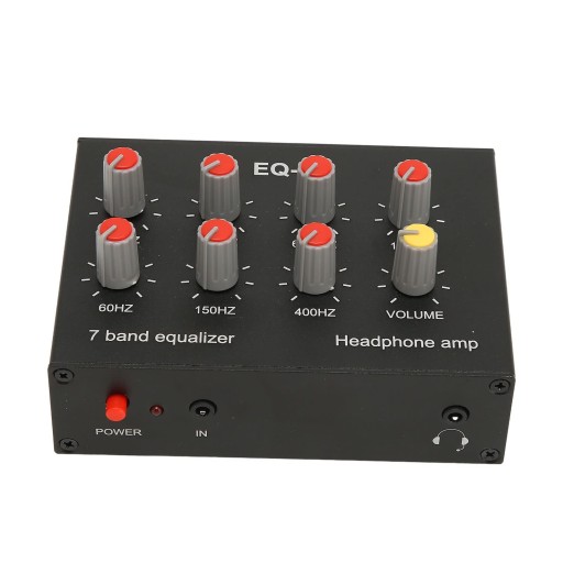 KOREKTOR DŹWIĘKU RCA 7-PASMA 12dB DC5V-12V