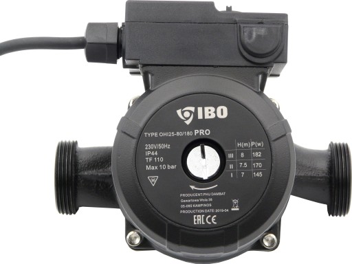 IBO OHI 25-80/180 PRO ЦИРКУЛЯЦИОННЫЙ НАСОС