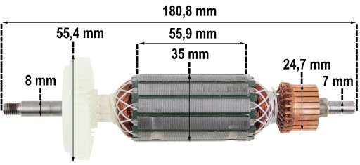GWS 1400 Шлифмашина BOSCH КОМПЛЕКТ ПОДШИПНИКОВ РОТОРА
