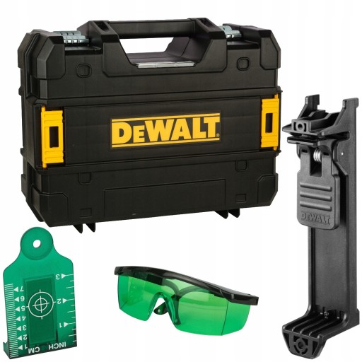 Самовыравнивающийся лазер 3x360° зеленый корпус DeWALT DCE089D1G + стойка GT-320