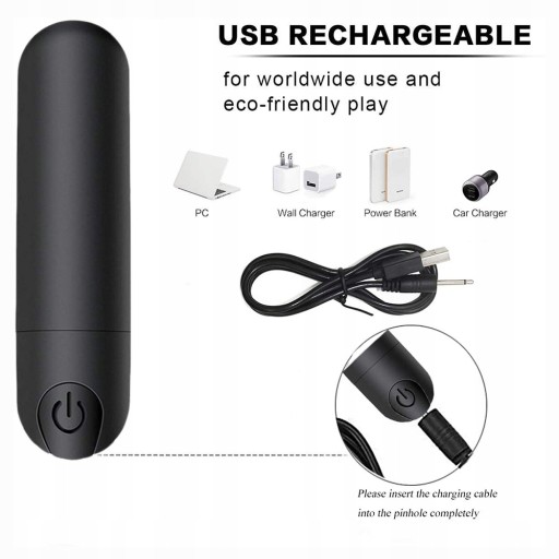 USB-зарядка, 10-скоростной мини-дилдо-пуля