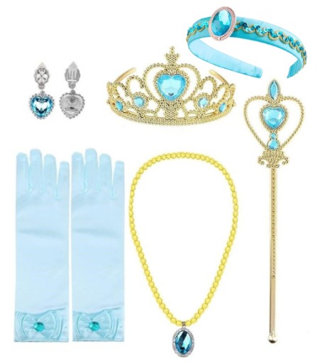 CROWN Scepter Перчатки НАБОР АКСЕССУАРОВ ДЛЯ НАРЯДА ПРИНЦЕССЫ ЖАСМИН