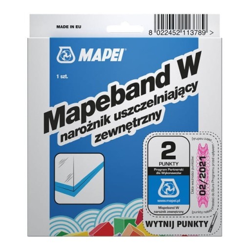 MAPEI MAPEBAND IN OUTER CORNER для ковриков для ванной комнаты wp90 wp200