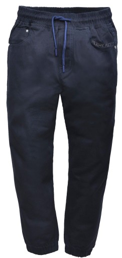 GULIO Брюки строгие JOGGERS, удобные, на резинке, темно-синие, размер 134/140