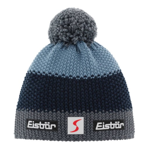 ШАПКА EISBAR STAR POMPON MU SP ТЕМНО-СЕРАЯ СЕРАЯ 403346 207