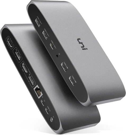 ДОК-СТАНЦИЯ USB-C 4K DISPLAYLINK 13 В 1 MACOS WINDOWS UNI POWERFUL PRO
