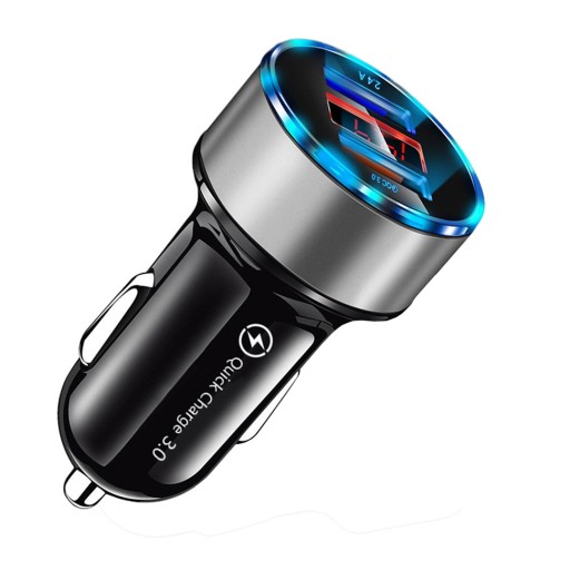 АВТОМОБИЛЬНОЕ ЗАРЯДНОЕ УСТРОЙСТВО 3.1A QC 3.0 ИЗМЕРИТЕЛЬ НАПРЯЖЕНИЯ