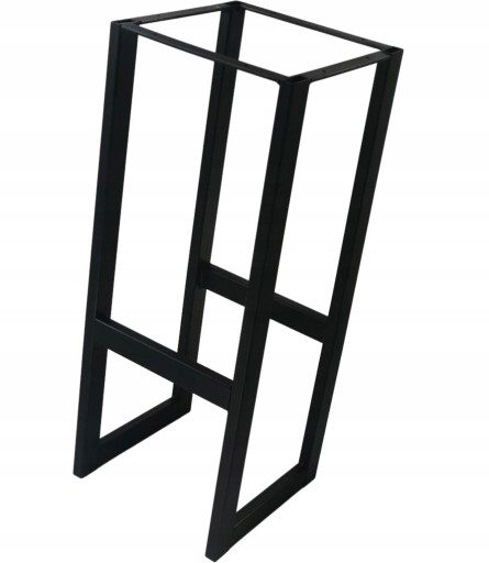 Solidny STELAŻ metalowy CZARNY hoker loft 96 cm