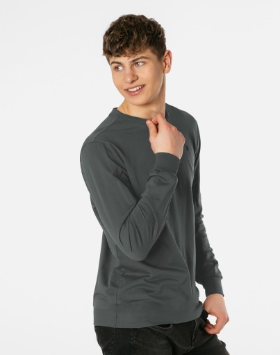 Bluza Koszulka Męska Bawełniana Podkoszulek Tshirt z Długim Rękawem K17-7 L