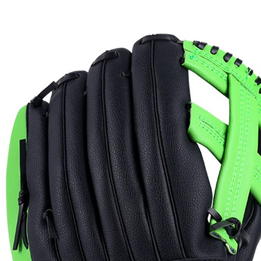Регулируемые бейсбольные перчатки Pitcher Green S из мягкой кожи и утолщения