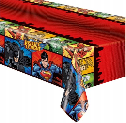 OBRUS FOLIOWY AVENGERS SUPERMAN BATMAN 137x213cm