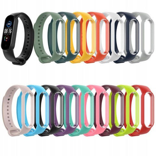 РЕМЕНЬ ДЛЯ XIAOMI MI BAND 5 BAND 6 НАБОР ИЗ 16 ШТ.