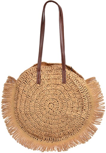 Женская соломенная сумка AMALIA, корзина из рафии BOHO