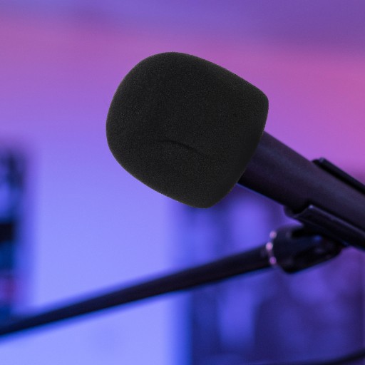OSŁONY MIKROFONICZNE ANTYWIATROWE GĄBKOWE MIKROFONÓW RĘCZNYCH 6