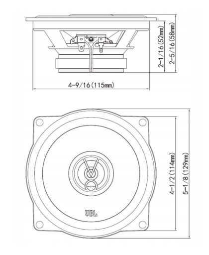 JBL GŁOŚNIKI BMW E46 E39 E32 E38 3 5 7 8 Z3 PRZÓD