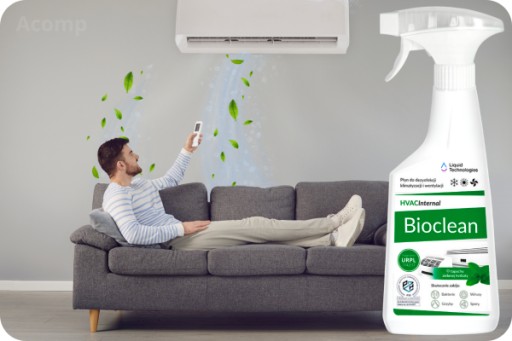 Жидкость для удаления грибков из домашнего кондиционера SPLIT, LT BIOCLEAN, сертификат ПЖ, ЕС