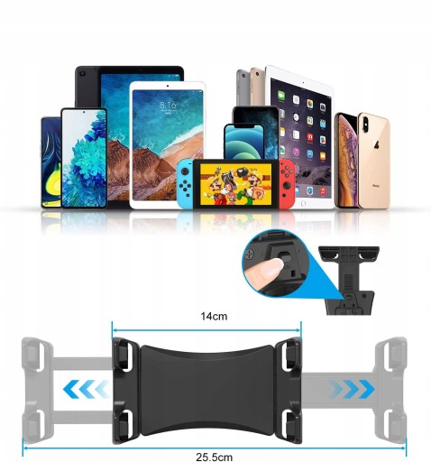 UCHWYT ROWEROWY TABLET NA KIEROWNICĘ DLA 4.7-12.9