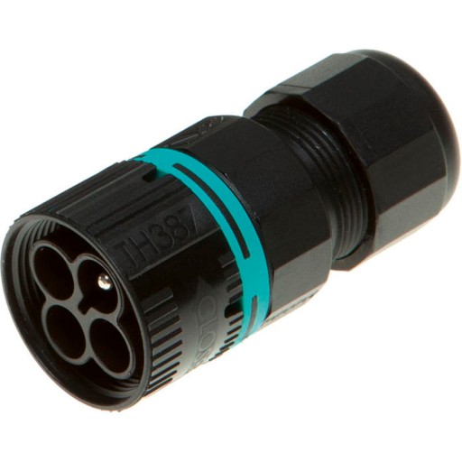 Mini Conctor Teeplug, 4 PIN -PIN IP68, D7 - 12, THB.387.A4A разъем