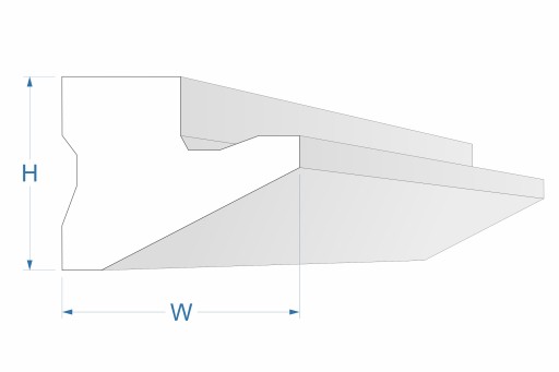 ELHARE Светодиодная декоративная карнизная лента LS4B