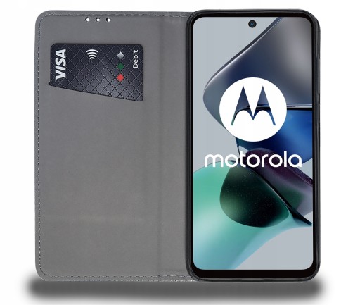 Etui do Motorola Moto G13|G23 SMART MAGNET SZKŁO