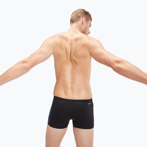 Боксеры для плавания Speedo Hyperboom черные/любопытный синий/настоящий кобальт 36