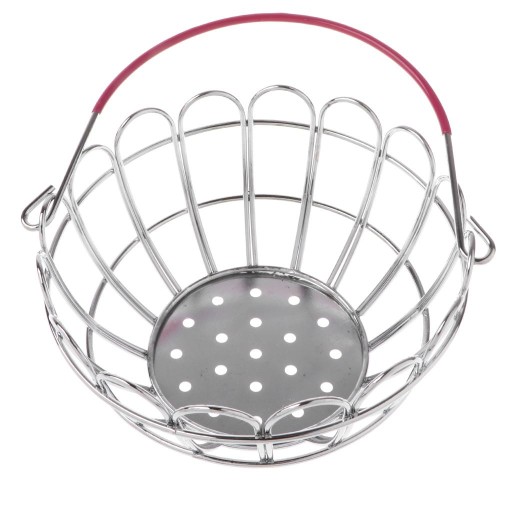 Dziecięcy mini metalowy koszyk na zakupy w supermarkecie