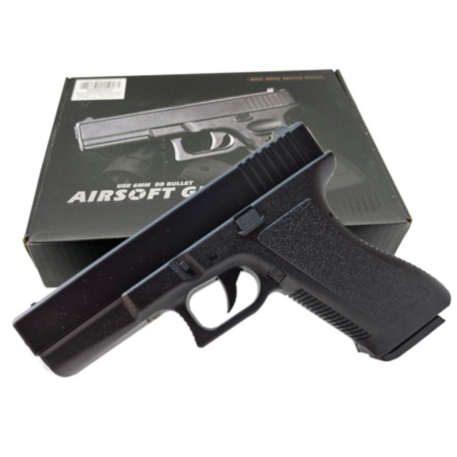 Pistolet METAL, POLIMER Replika ASG na KULKI 6mm +2 Tarcze