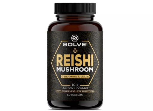 Рейши (Ganoderma lucidum) 10:1 60х500мг SOLVE LAB