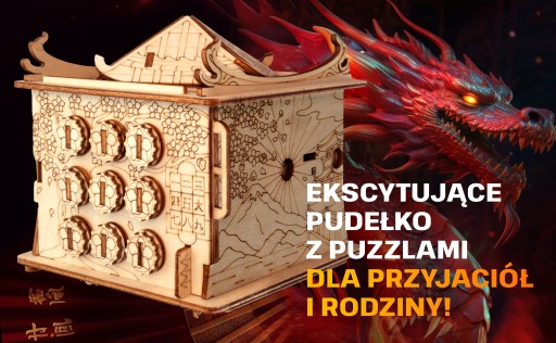 ESC WELT Dragon House - Деревянная 3D-шкатулка, квест для взрослых