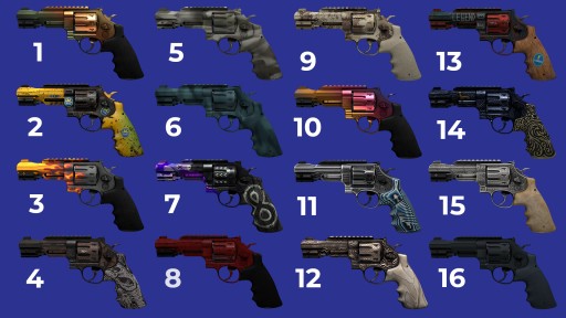 РЕВОЛЬВЕР СКИН ОРУЖИЯ COUNTER-STRIKE IRL на подвешивание - ПОДАРОК ​​ПОДАРОК