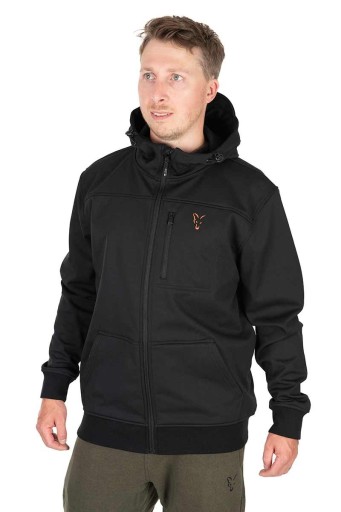 Fox Collection SoftShell Jacket Black & Orange S Размер: Small (S)