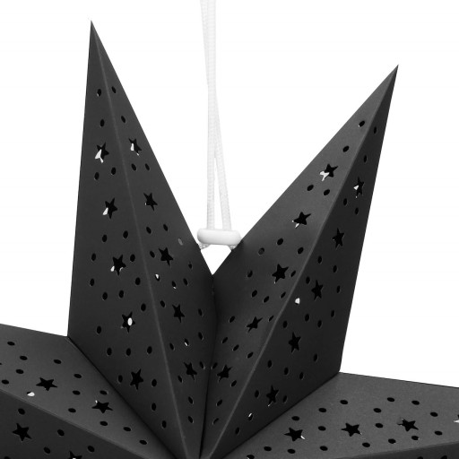БОЛЬШАЯ ПОДВЕСНАЯ 3D БУМАЖНАЯ ЗВЕЗДА 50см РОЖДЕСТВЕНСКАЯ