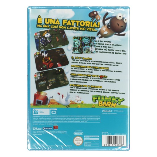 Фанки-амбар | Нинтендо Wii U | 2012 | НОВЫЙ | ФОЛЬГА | КУЧА
