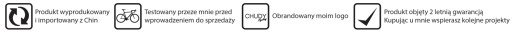 CHUDY Велосипедный двойной фонарь 2 в 1 спереди или сзади