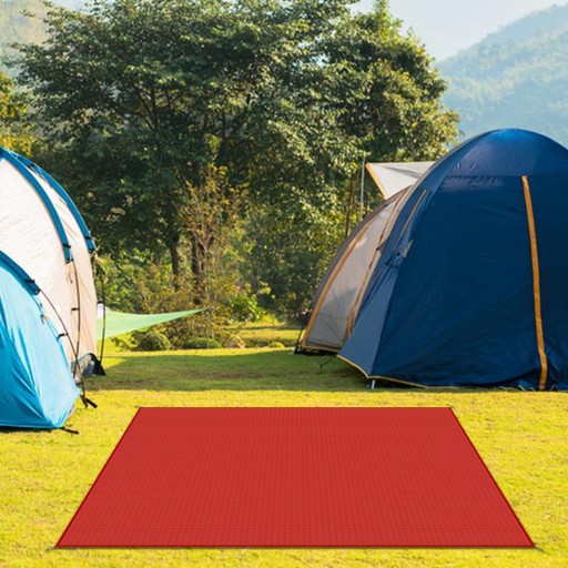 Koc plażowy Mata piknikowa Kompaktowy Trwały plażowy czerwony