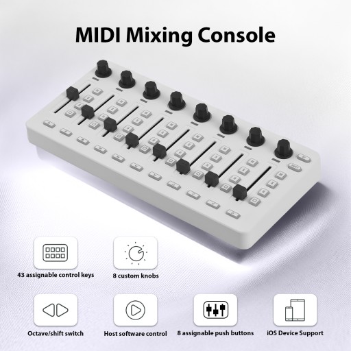 MIDI-контроллер Микшерный MIDI-консоль с 43